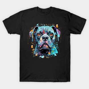 Dog Pet World Animal Lover Furry Friend Abstract T-Shirt